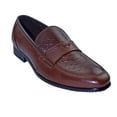 thumbnail image 1 of A.X.N.Y. Boy's SS4039 Penny Loafers - Brown - 4, 1 of 1