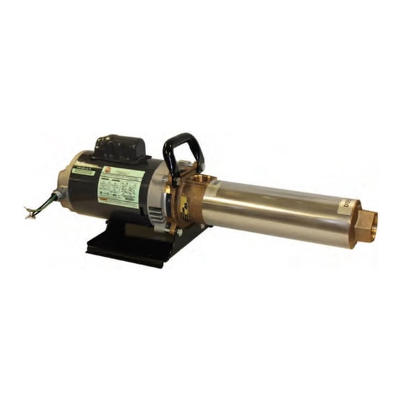 A.Y. McDonald 27100KHB 27000 Series Super Booster Pump, 2HP, 25 GPM, 115/230V, 1-1/4 in. NPT Ports, Stainless Steel Pressure Booster System