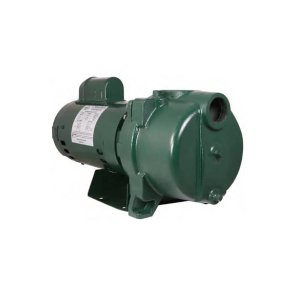 A.Y. McDonald 89200 Self-Priming Sprinkler Pump 2 HP 230V Single Phase 85 GPM Cast Iron Irrigation Pump 1-1/2 in Inlet/Outlet  Model 89200