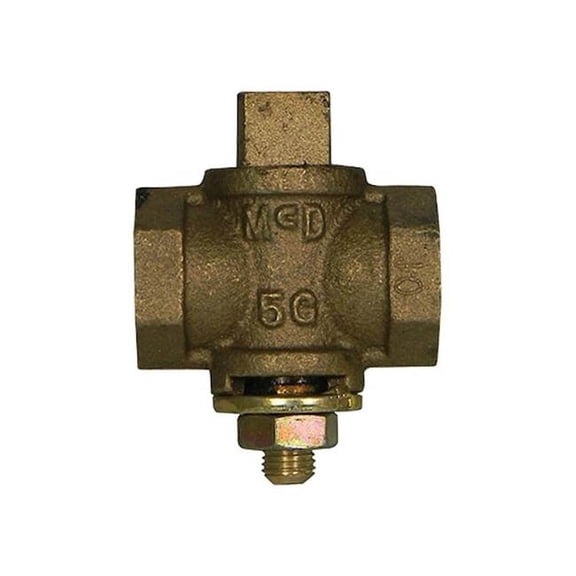 A.Y. Mcdonald Gas plug valve 10596 1"