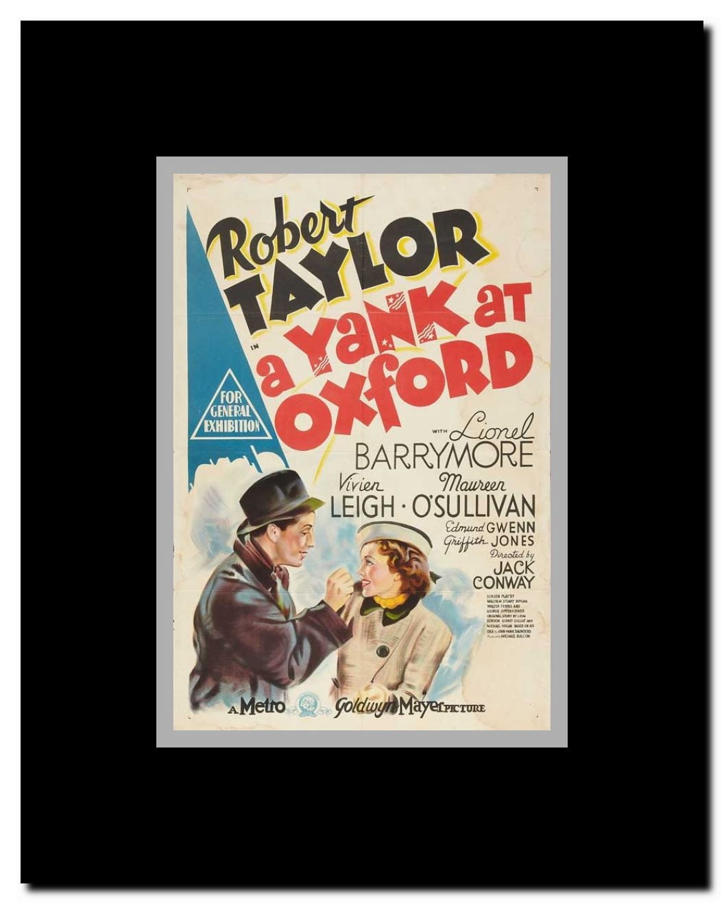 A Yank at Oxford Framed Movie Poster
