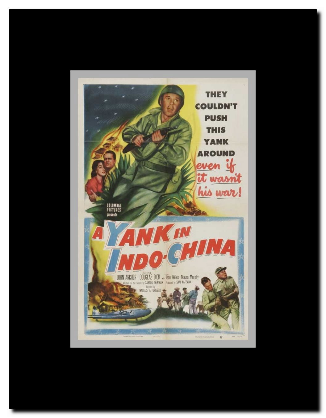 A Yank in Indo-China Framed Movie Poster