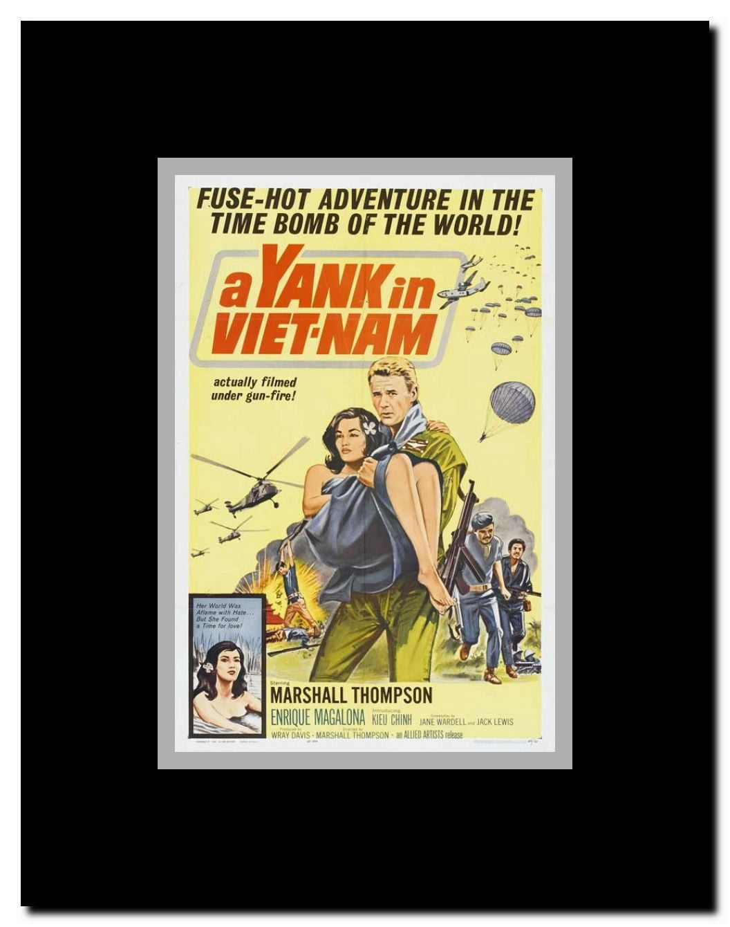 A Yank in Viet-Nam Framed Movie Poster