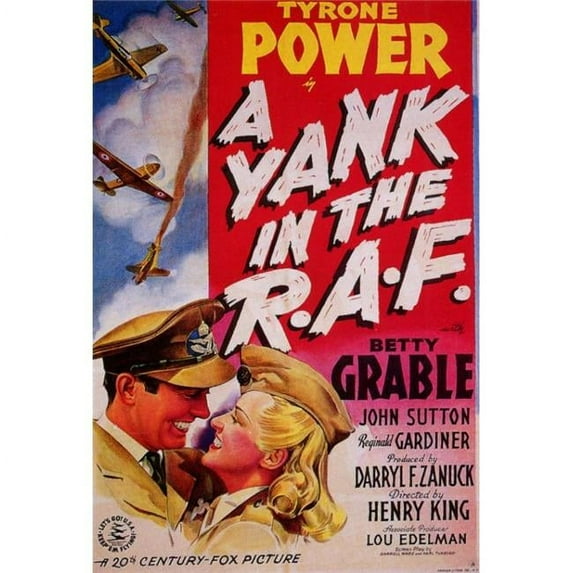 A Yank in the R.A.F. Movie Poster Print (27 x 40)