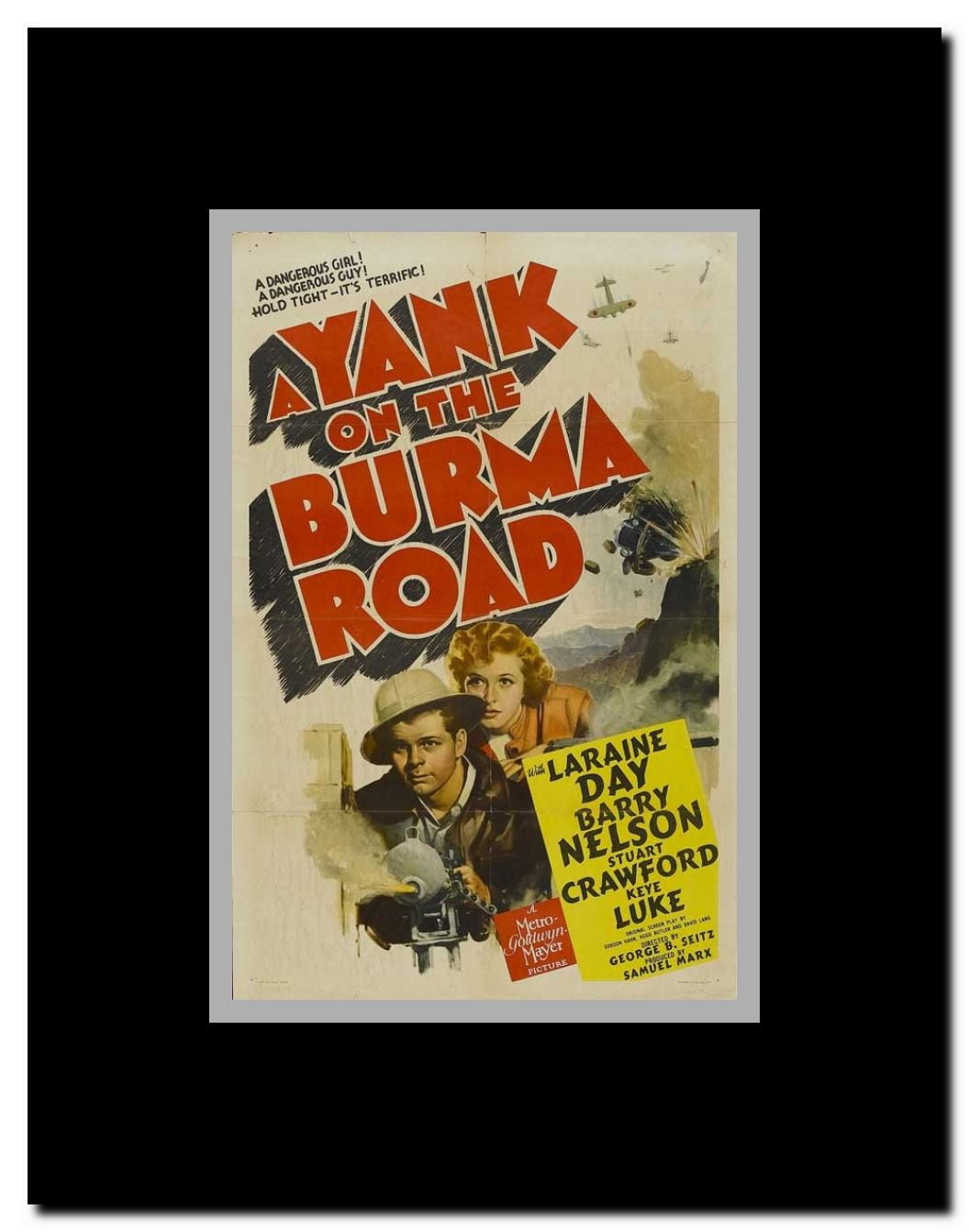 A Yank on the Burma Road Framed Movie Poster