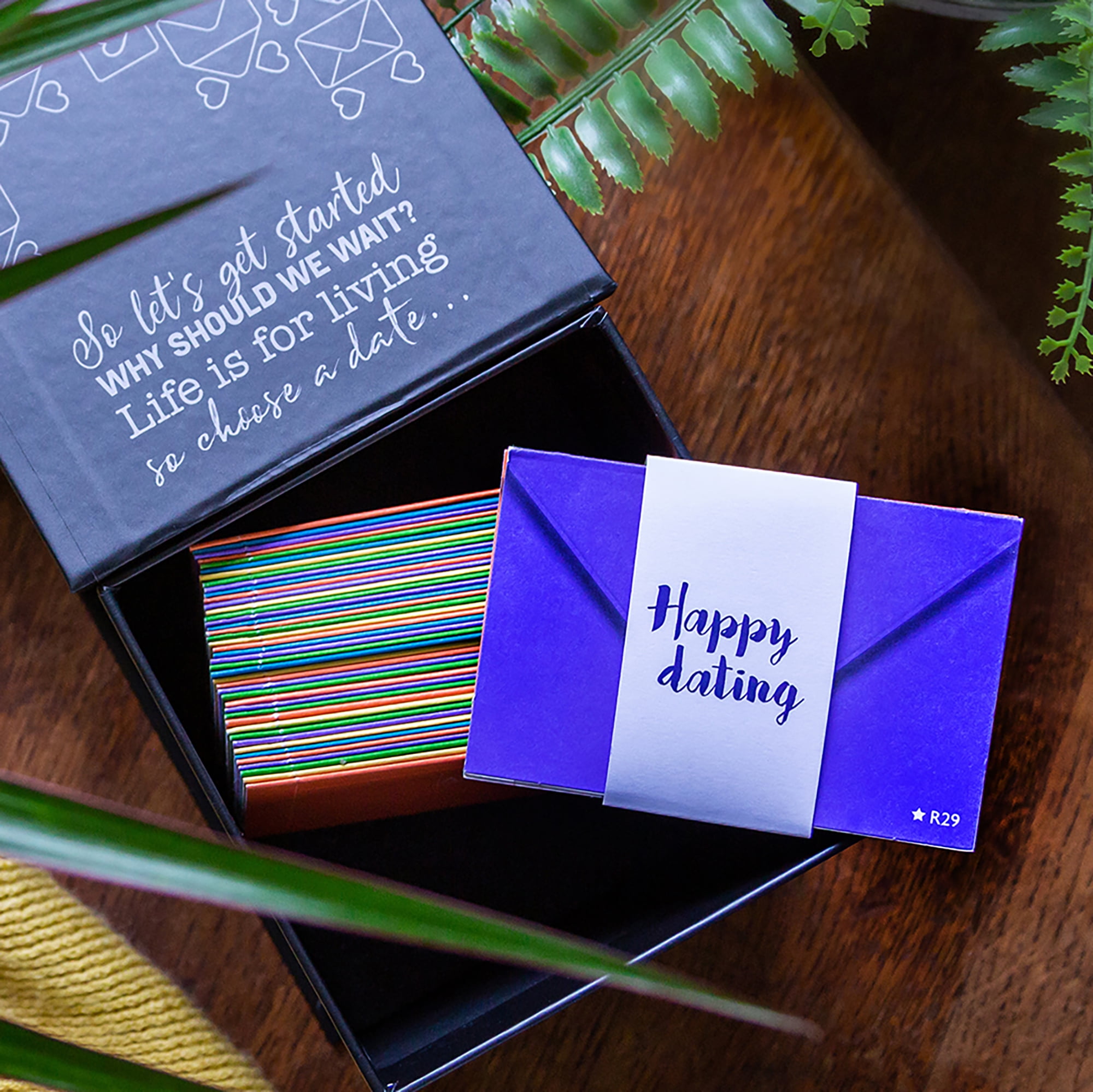 A Year of Dates Date Night Box with Ideas Suitable for Any Couples