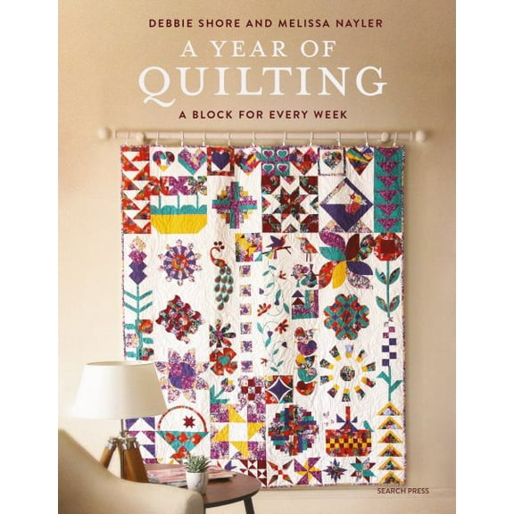 Pre-Owned A Year of Quilting: A Block for Every Week