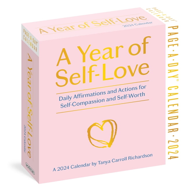 A Year of SelfLove PageADay Calendar 2024 Daily Affirmations and