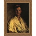 thumbnail image 1 of A Young Roman 20x24 Gold Ornate Wood Framed Canvas Art by Chase, William Merritt, 1 of 2