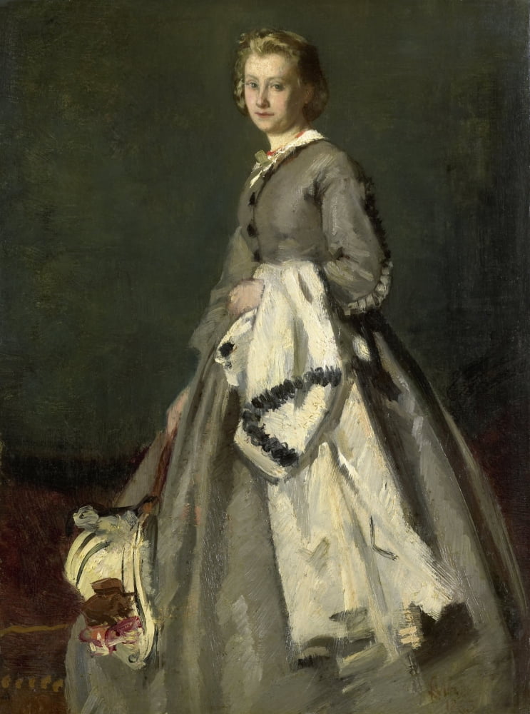 A Young Woman Canvas Art -  (24 x 36)