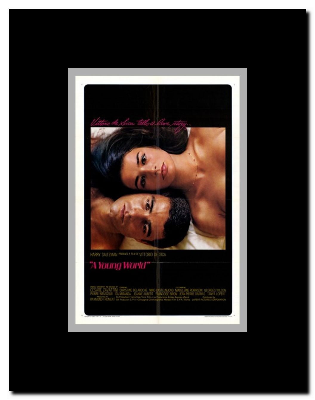 A Young World Framed Movie Poster