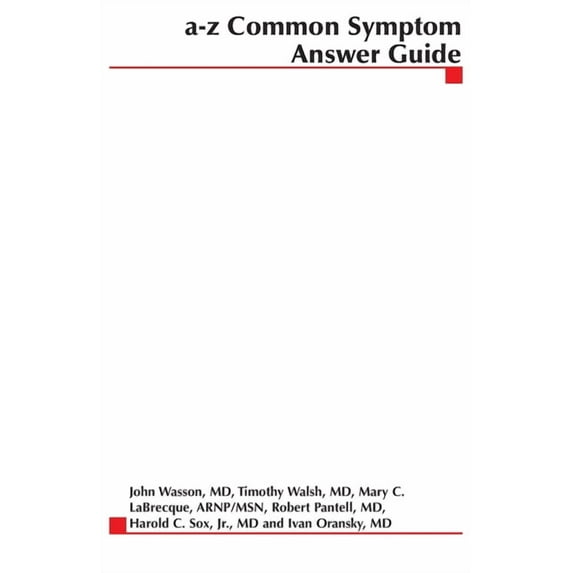 A-Z Common Symptom Answer Guide, (Paperback)