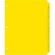 A-Z Extra Wide Dividers HD Preprintd, Yellow
