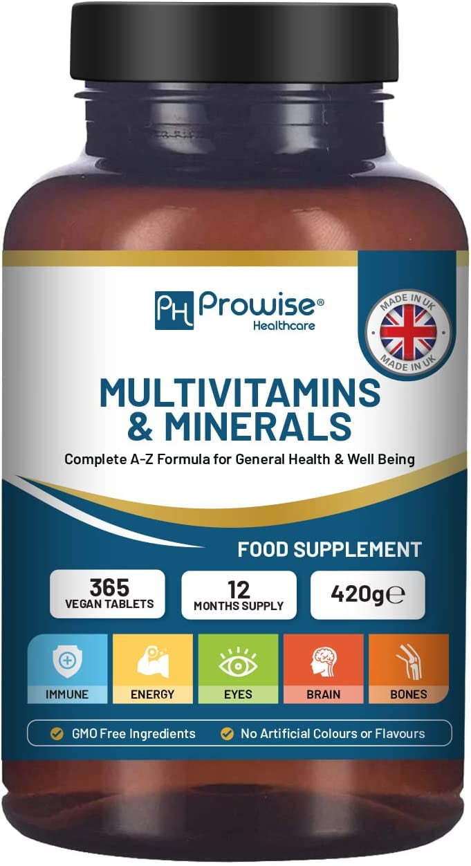 AZ Multivitamins & Minerals I 365 Vegan Tablets (1 Year Supply) I 26
