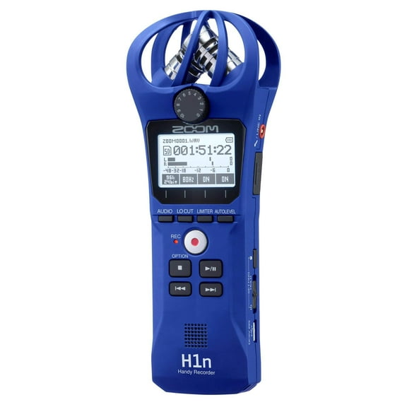 A-Zoom H1n Travel-Size Recorder 32 GB Standard Voice Recorders, Multicolor