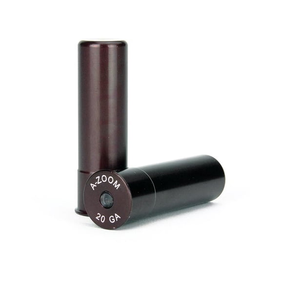A-ZOOM Action Proving Dummy Round, Snap Cap 20 Gauge Aluminum 2PK