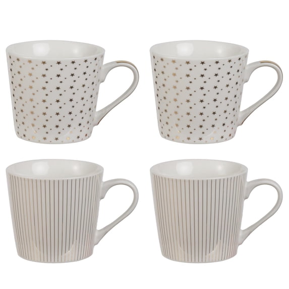 A & B Home Coffee Mugs - Set of 4