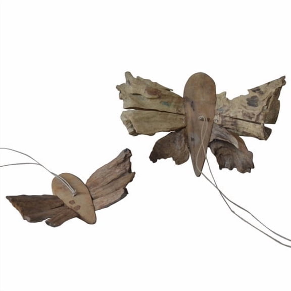 A&B Home 2 Piece Decorative Butterfly Set