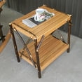 thumbnail image 1 of A &amp; L Furniture Hickory End Table, 1 of 3