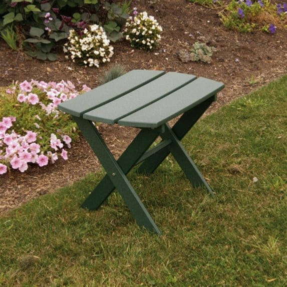 A & L Furniture Recycled Plastic Folding End Table
