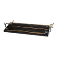 thumbnail image 1 of A and B Home A&B Home Alvada Black Lilliana Wood Tray, 1 of 5