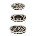 thumbnail image 1 of A and B Home A&B Home Organic Elements Geometric Black and White Wash Trays (Set of 3), 1 of 5