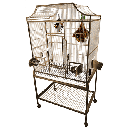 A and E Cage Co. Elegant Style Flight Bird Cage-Sandstone-Large