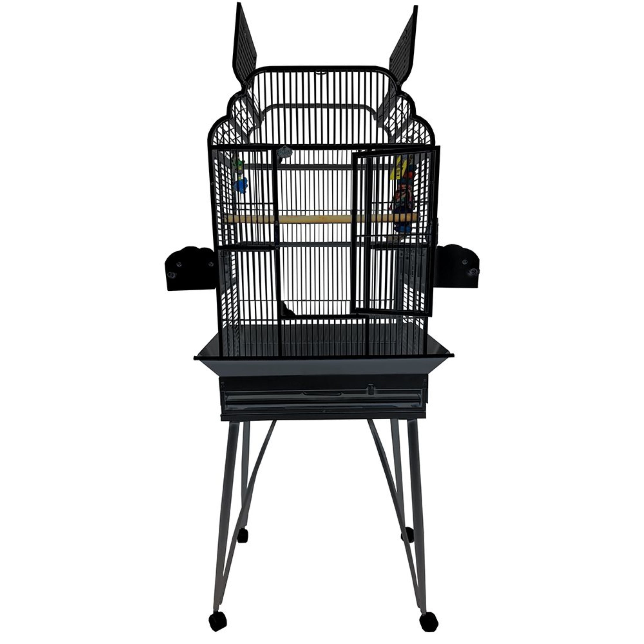 A and E Cage Co. Gila Victorian Bird Cage-Black 