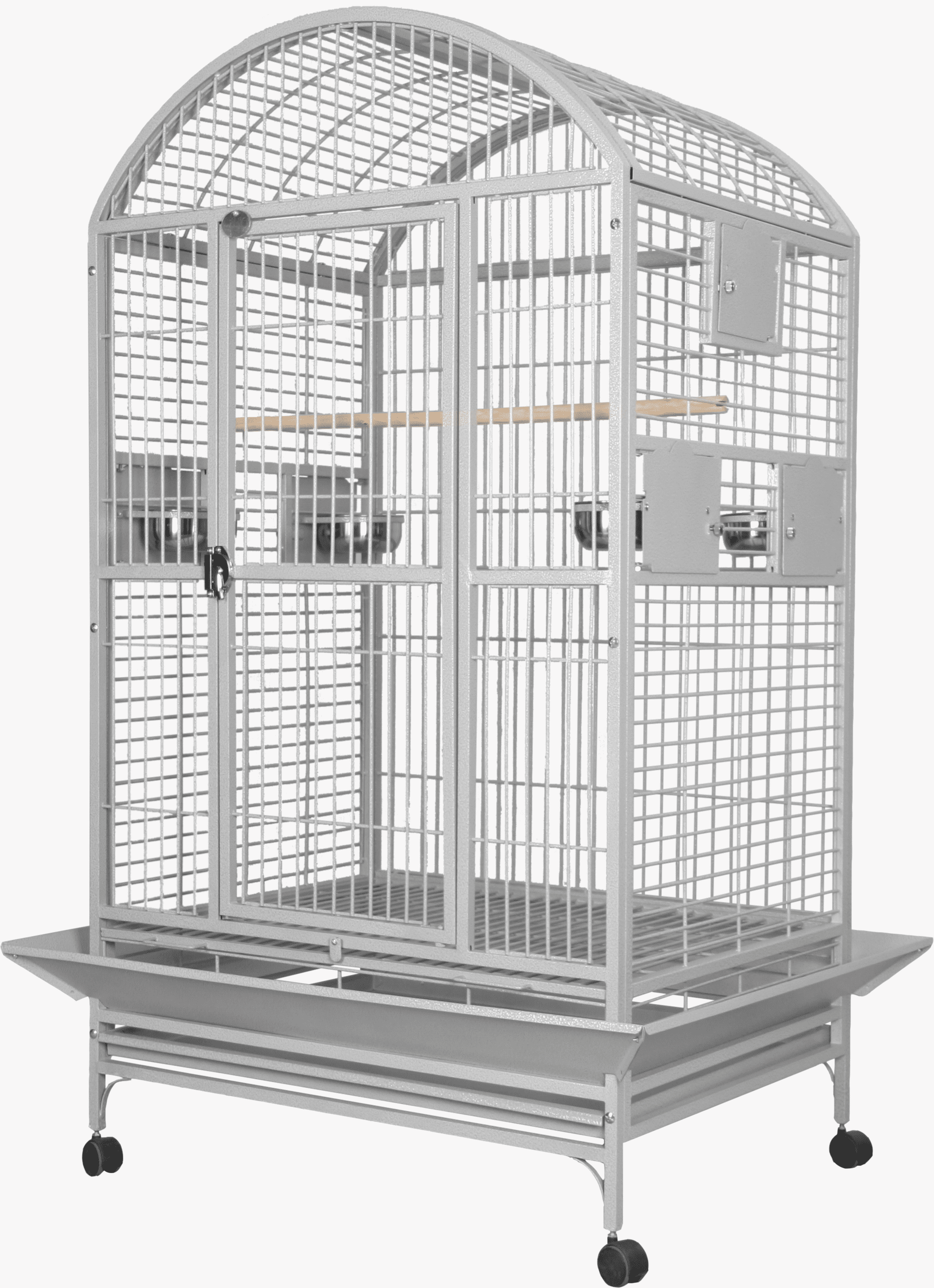 A and E Cage Co. Lovington Dometop Cage-PureWhite
