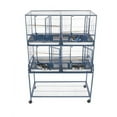 thumbnail image 1 of A and E Cage Co. Weston Double Stack Cage - Platinum, 1 of 2