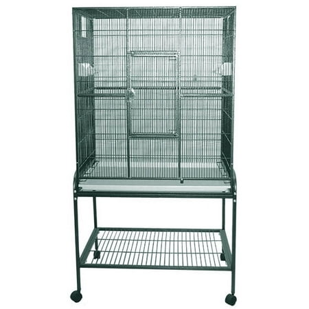 A and E Cage Co. Wrought Iron Flight Cage-Green