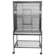 A&E CAGE A and E Cage Co. Wrought Iron Flight Cage-Platinum