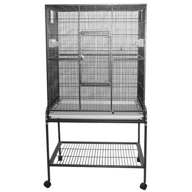 A and E Cage Co. Wrought Iron Flight Cage-Platinum