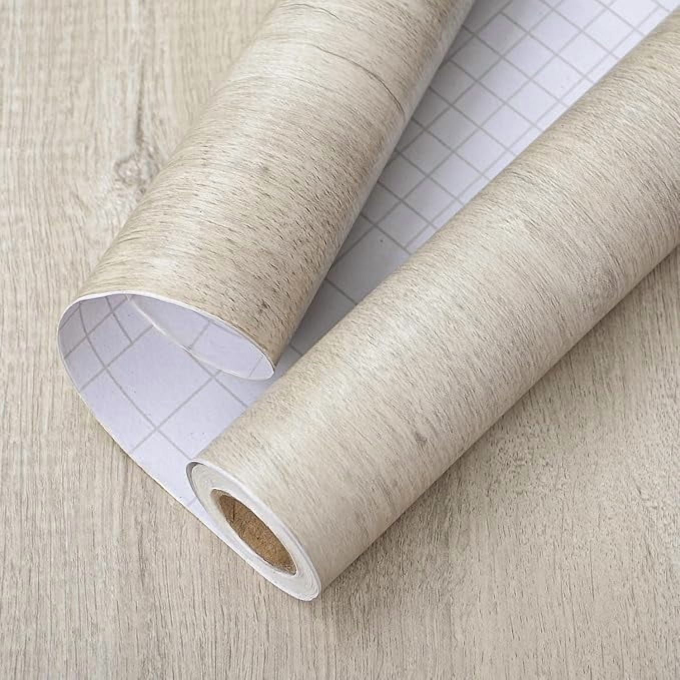 Wood Contact Paper 394" X 16" A-b-cil Light Gray Wood Wallpaper Countertops Waterproof Self Adhesive Wood Grain Vinyl Wrap for Cabinets Walls Furnitures