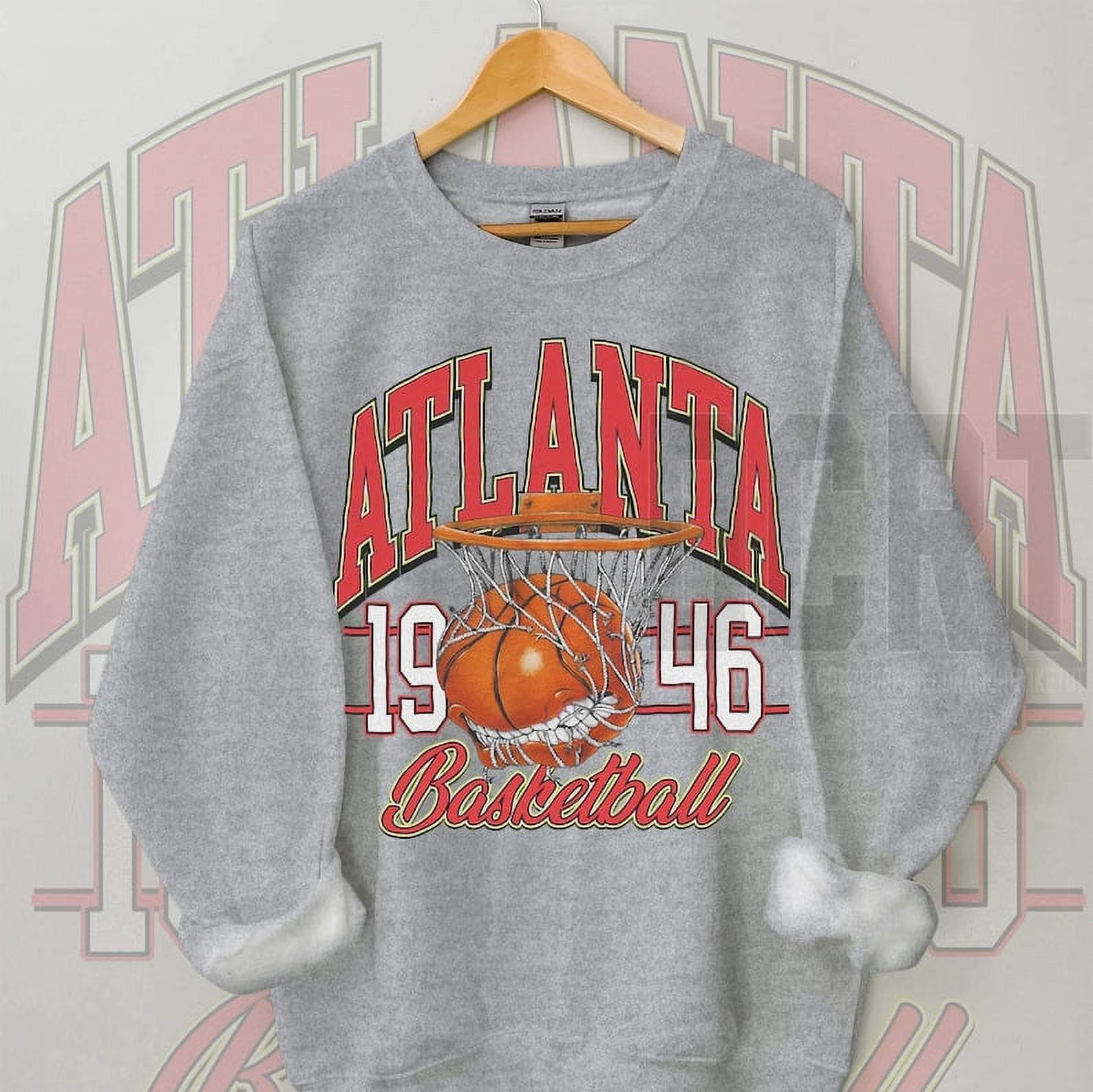 A bargain for you, Atlanta Basketball Unisex NuBlend® Crewneck