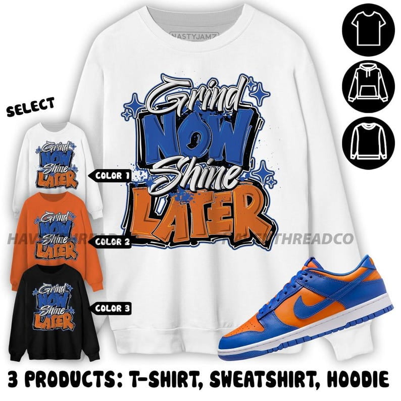 A bargain for you, Dunk Low Knicks Sweatshirt, Grind More, Shirt In