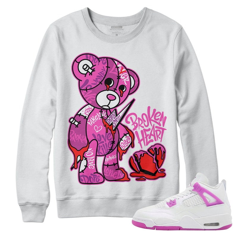 A bargain for you, Hyper Violet 4s DopeSkill Crewneck Sweatshirt Broken