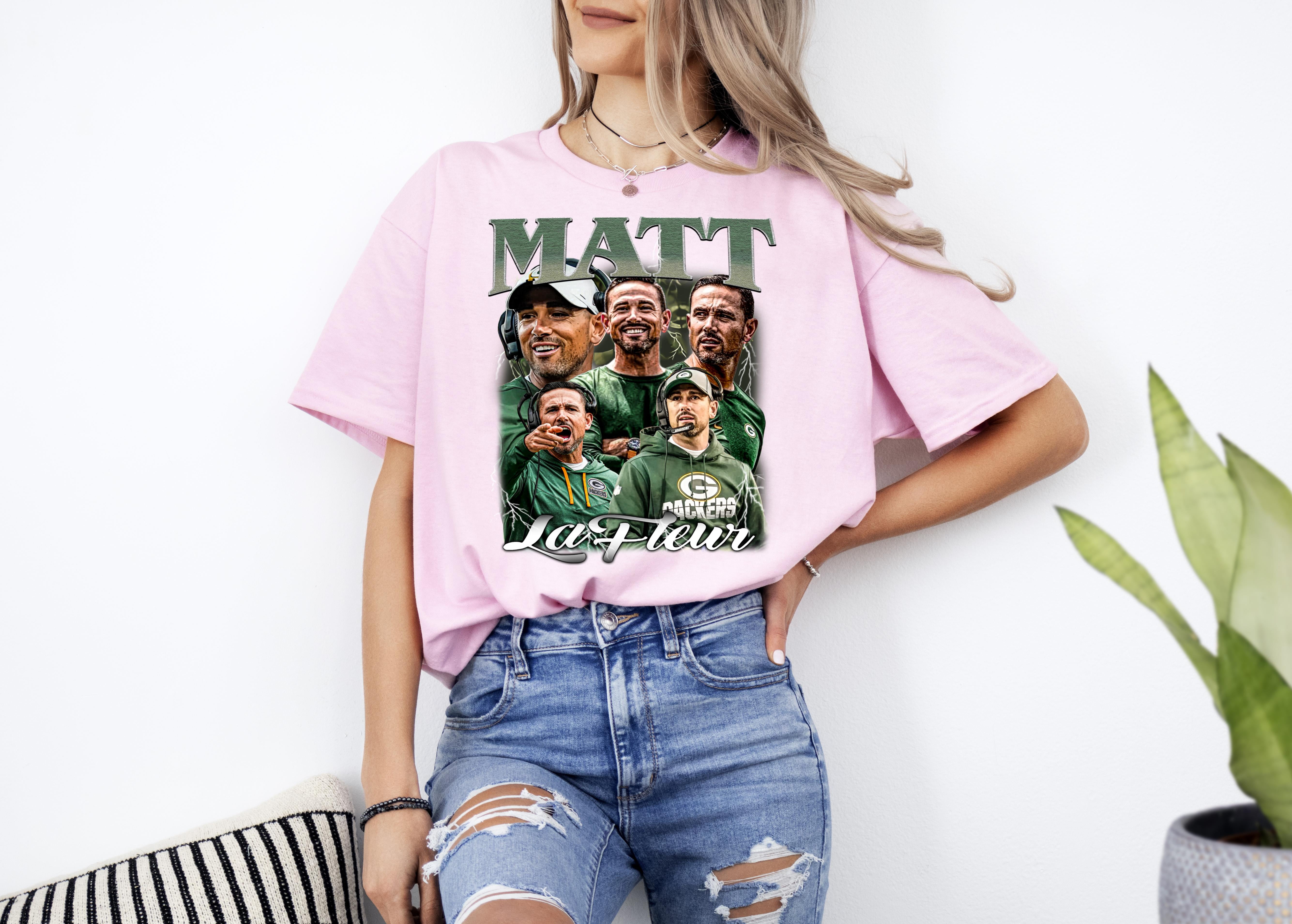 A bargain for you, Matt Lafleur Homage Tshirt Green Bay Football