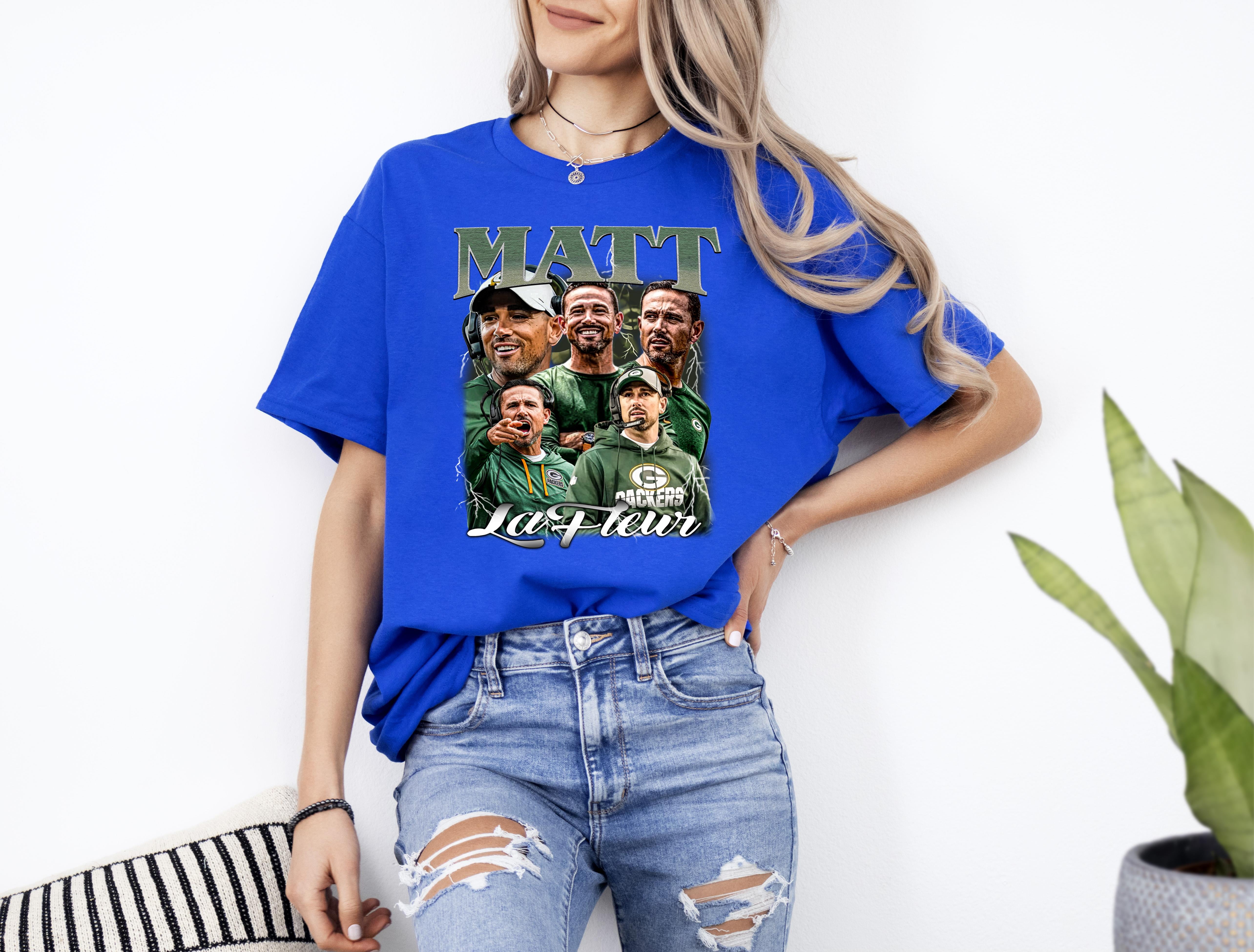 A bargain for you, Matt Lafleur Homage Tshirt Green Bay Football