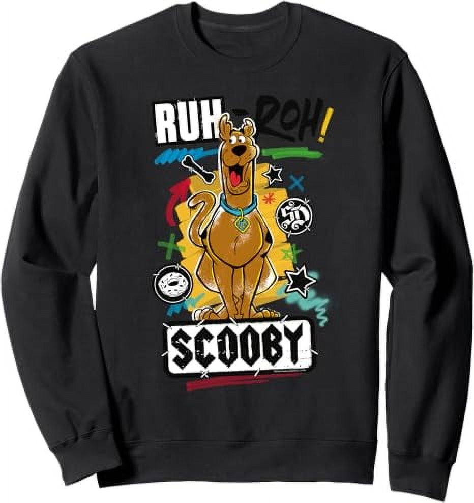 Scooby Doo Ruh Roh Sweatshirt - Offiziell Lizenziertes Warner Bros Produkt