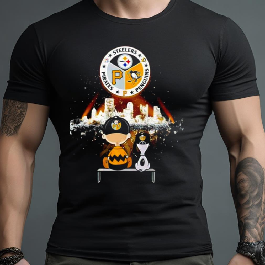 A bargain for you, Snoopy And Charlie Brown Pittsburgh Sport Teams Logo