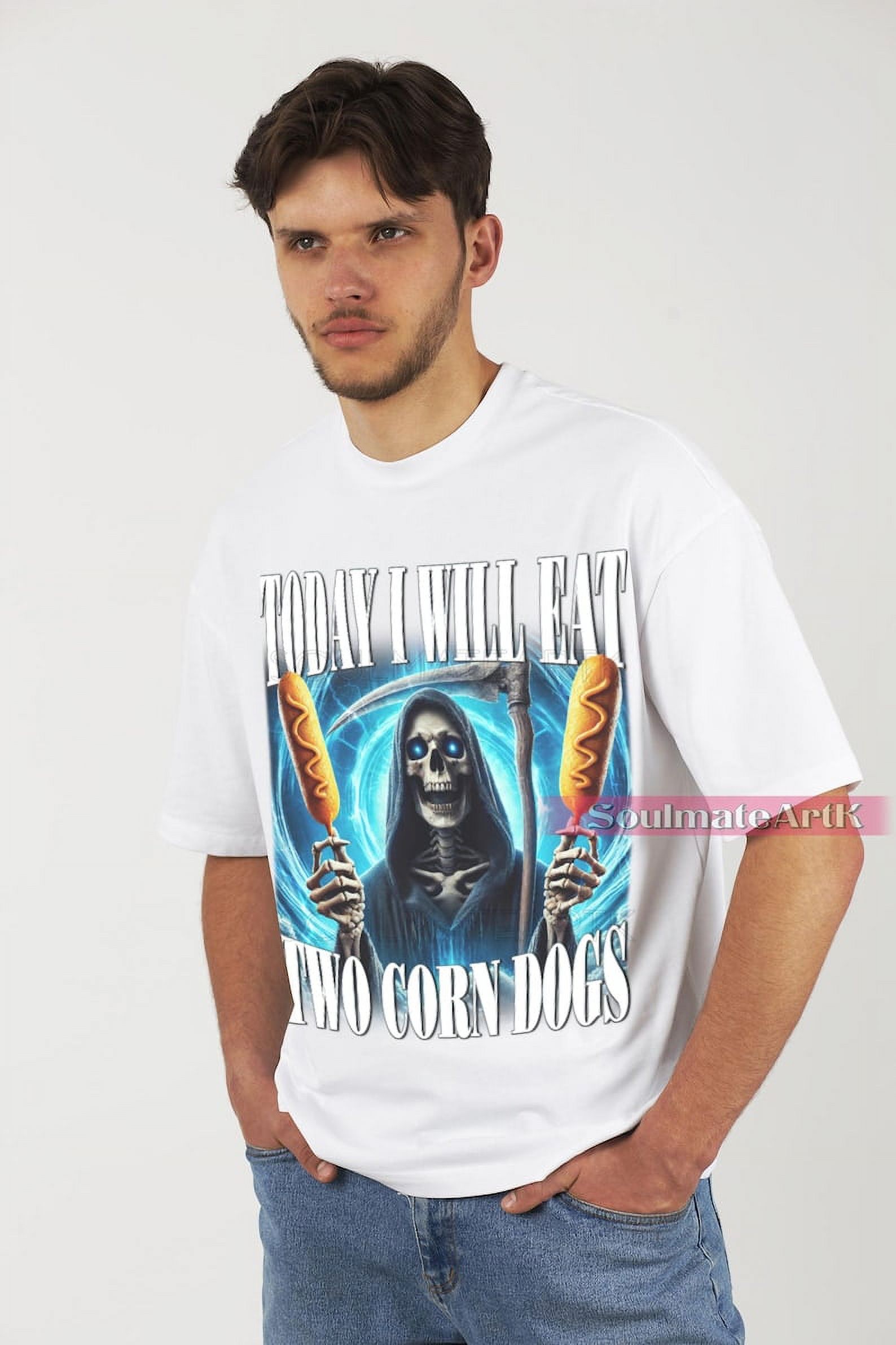 A bargain for you, Today I Will Eat Two Corn Dogs Shirt, Funny Corndog
