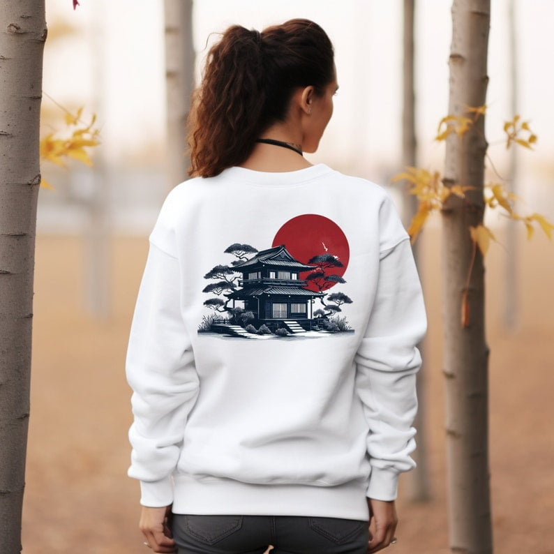 A bargain for you, Japanese Style Sweatshirt, Japanese House and Red