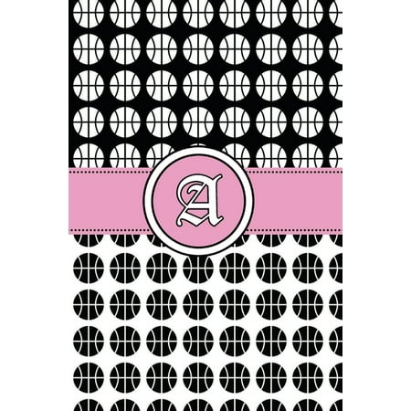 A : basketball Notebook Monogram Initial A Personalized Volleyball Gift for Players Coach Students Teachers (Volleyball Lovers) (Paperback)