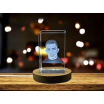 A beautiful 3D engraved crystal of Jack Kerouac