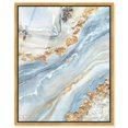 thumbnail image 1 of A beautiful fiction Framed High-Gloss Acrylic Glass Wall Art Geode by Art Remedy, Gold Frame, 36 x 45, 1 of 7