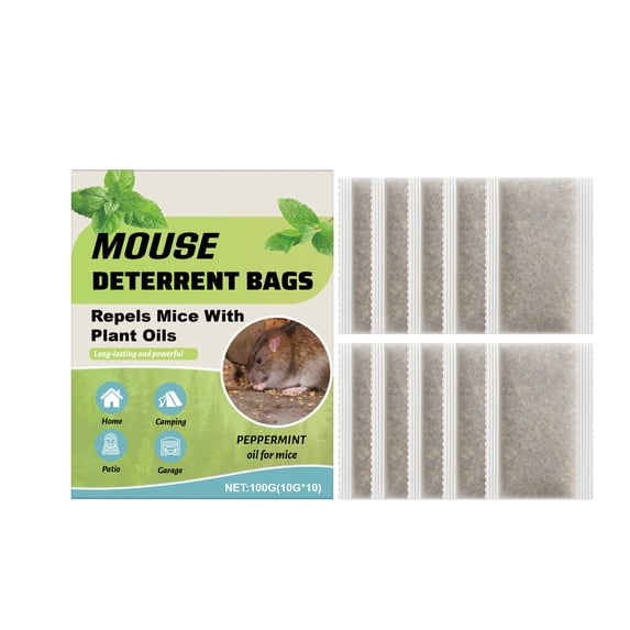 A box of 10 packs Mice Repellent Peppermint Oil Insect & Pest Repellent