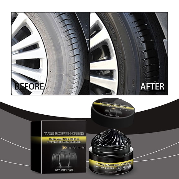 A box of tire conditioner for cleaning and maintaining car tires