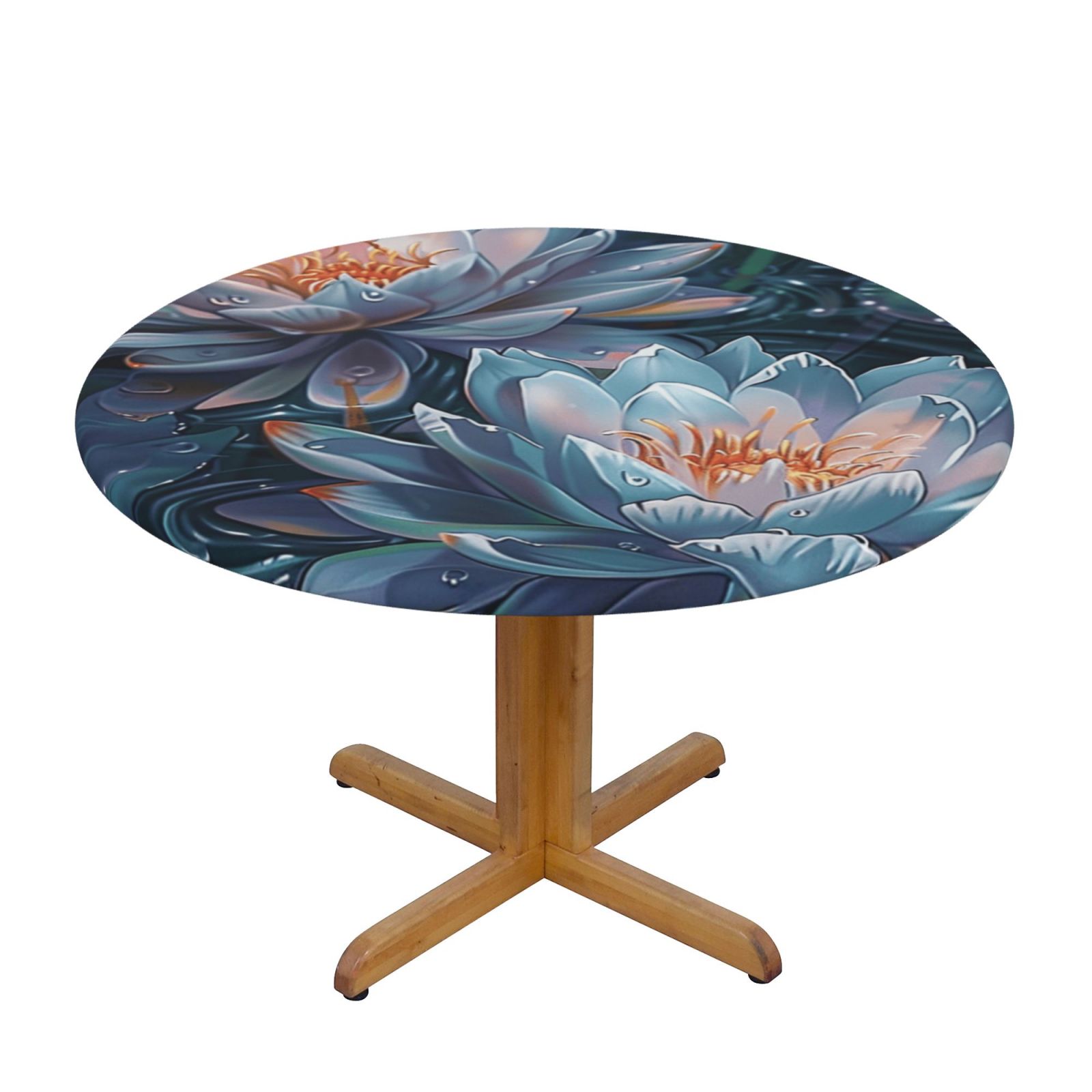 A closeup of artistic abstraction Round Picnic Tablecloth, Waterproof