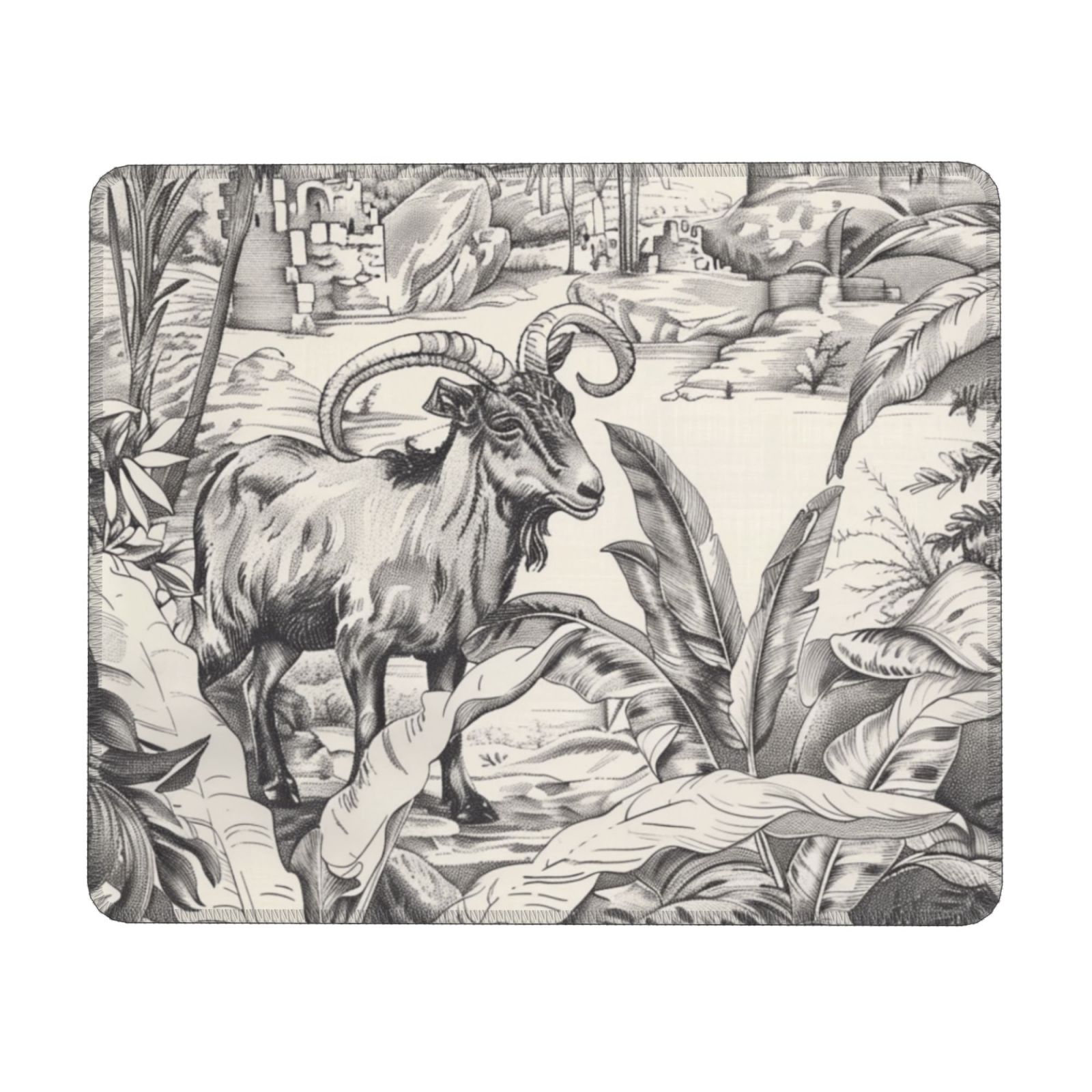 A closeup of abstract art Square mouse pad, computer mouse pad, with